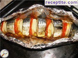 Mackerel in foil