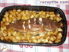 Garopa Roasted potatoes in the oven