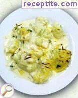 Cauliflower with Bechamel sauce Cauliflower with Bechamel sauce