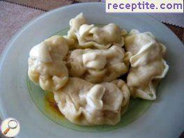 Varenki beans (a type of dumplings)