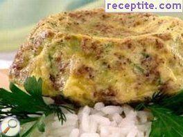 Roasted omelet with beef