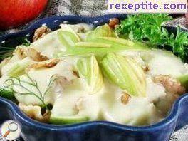 Salad with walnuts and potatoes Salad with walnuts and potatoes