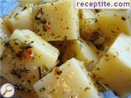 Marinated feta cheese - II type