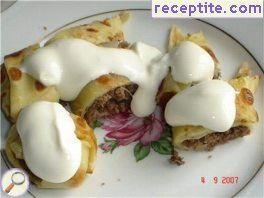 Pancakes with veal Pancakes with veal