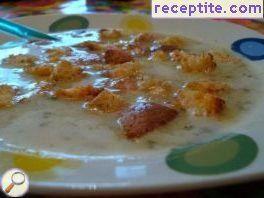 Potato soup with milk