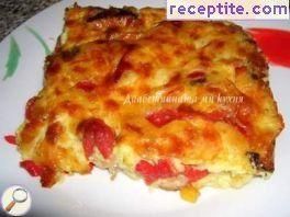 Baked with smoked chicken a la Mexican Baked with smoked chicken a la Mexican