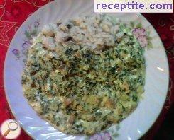Chicken breast with spinach and cheese