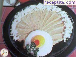 Fan with egg Fan with egg