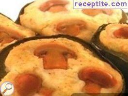 Stuffed peppers with mashed potatoes and mushrooms Stuffed peppers with mashed potatoes and mushrooms