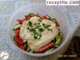 Italy Salad with white sauce