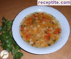 Soup beans in a monastery