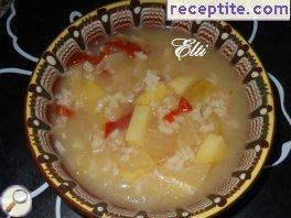 Soup of sauerkraut on Pirdopski Soup of sauerkraut on Pirdopski