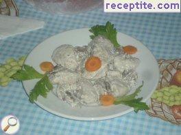 Chicken with cream and leeks Chicken with cream and leeks
