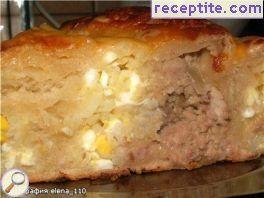 Banitsa with two fillings