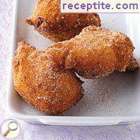 Fritters with pumpkin (Kuerbis krapfen)