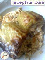 Stuffed peppers with 2 types of meat and gravy Stuffed peppers with 2 types of meat and gravy