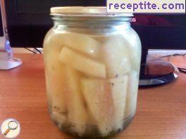 Pickled watermelon peel