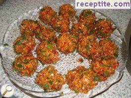 Vegetable soup balls