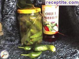 Hot peppers cucumber