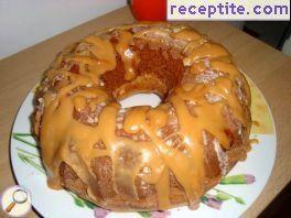 Caramel sponge cake