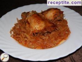 Chicken with cabbage
