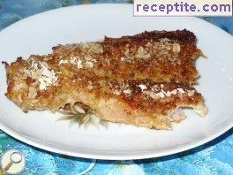 Breaded chicken fillet with oatmeal