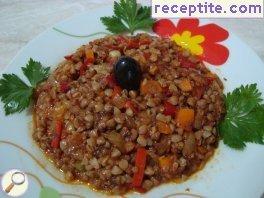 Buckwheat with vegetables