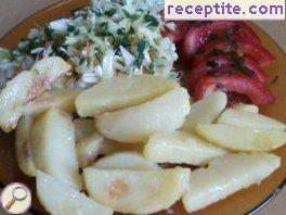 Potatoes with lemon juice Potatoes with lemon juice
