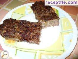 Roasted minced meat with mushrooms Roasted minced meat with mushrooms