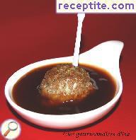 Beef meatballs in sweet and sour sauce