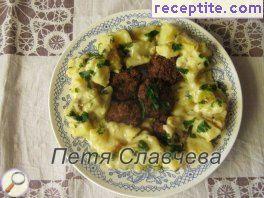Meatballs with potatoes milk Meatballs with potatoes milk