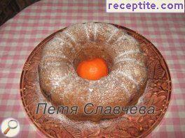 Sponge cake with mandarin Sponge cake with mandarin