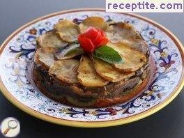 Thiel (vegetable layered cake) Thiel (vegetable layered cake)