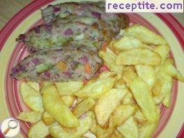 Meat loaf with lukanka Meat loaf with lukanka