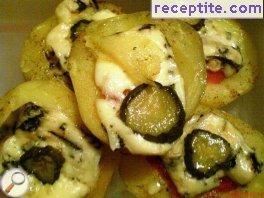 Potatoes with blue cheese Potatoes with blue cheese