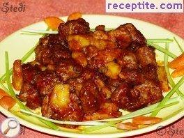 Pork with pineapple Pork with pineapple