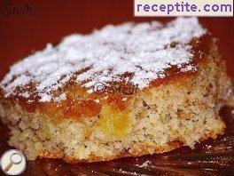 Cake with pineapple