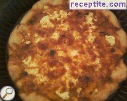 Pizza skinless sausage and cheese Pizza skinless sausage and cheese