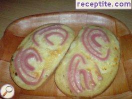Sandwich with cheese roll Sandwich with cheese roll