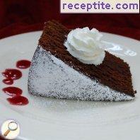 Chocolate sponge cake with red wine Chocolate sponge cake with red wine