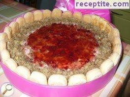 Cheesecake with biscotti Cheesecake with biscotti