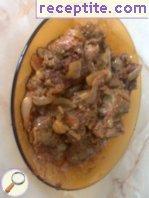 Chicken liver with onions - II type Chicken liver with onions - II type