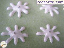 Snowflakes in coffee - Sugar decorations