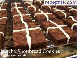 Chocolate shortbread