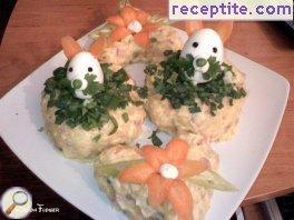 Salad Easter bunny