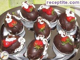 Stuffed chocolate eggs