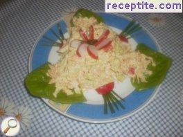 Cabbage with mayonnaise and tuna Niki Cabbage with mayonnaise and tuna Niki