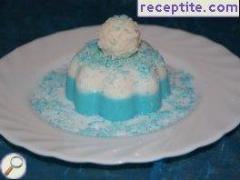 Coconut pudding