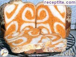 Bread Red squiggles Bread Red squiggles