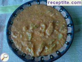 Summer dish with zucchini Summer dish with zucchini
